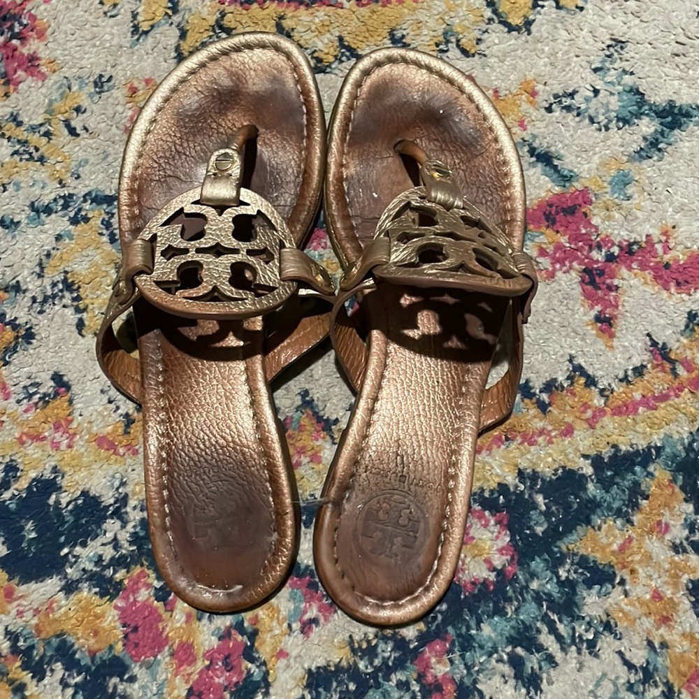 Rose Gold Tory Burch Millers 8.5